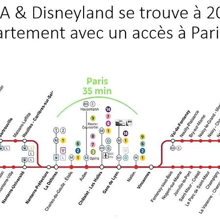 Cosy Appartement Near Disneyland & Paris Coupvray Exteriör bild
